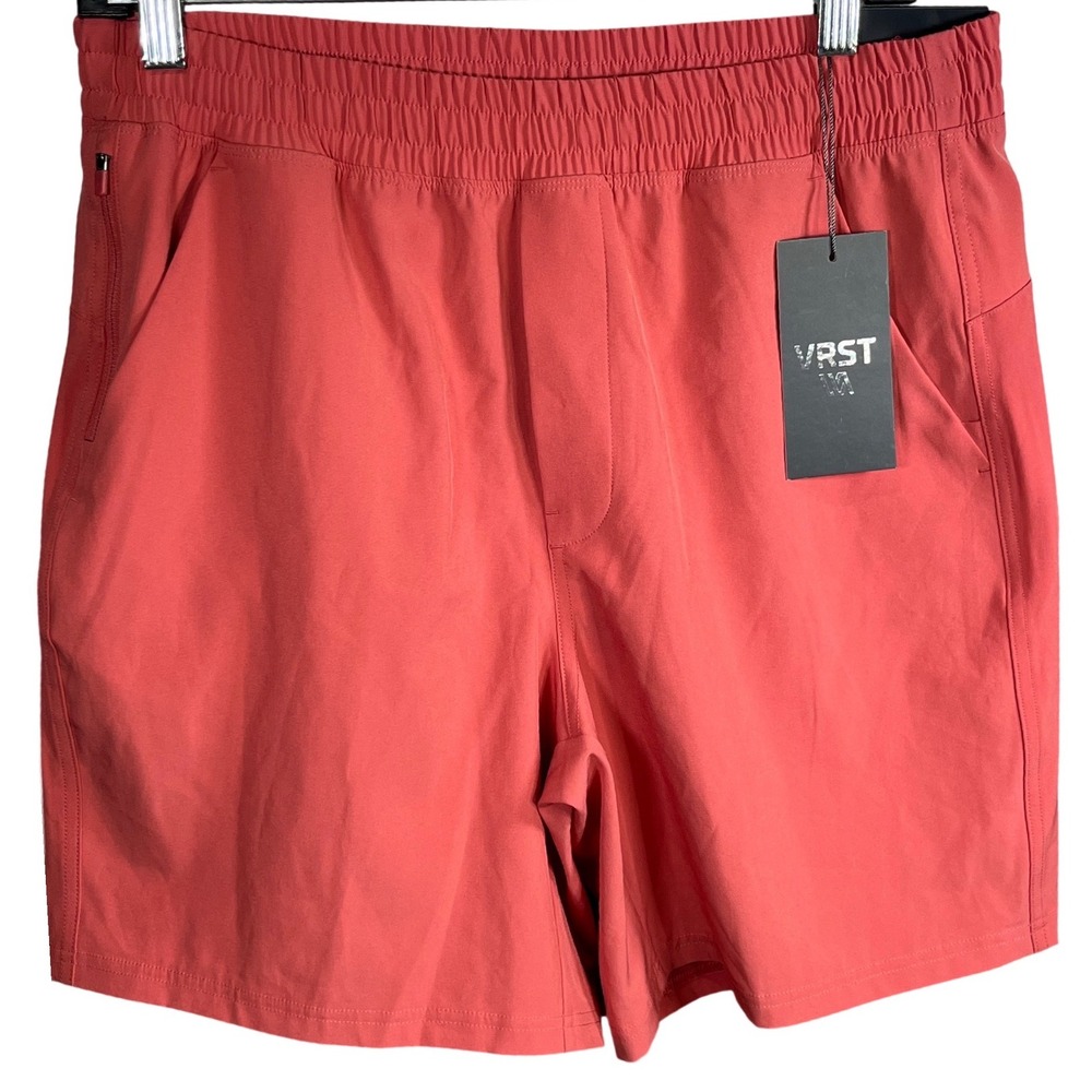 VRST All-In V2 Unlined Shorts Mens Medium Pink‎ Rouge 7 Inch Inseam Brand New